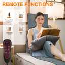 TeqHome Full Body Massage Mat with Heat, 10 Vibration Motors & 3 Timers, Includes Inflatable Pillows for Chair/Bed/Sofa, Relaxation & Comfort, Ideal Gifts