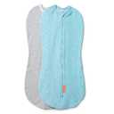 SwaddleMe by Ingenuity Compression Baby Swaddle Pod, Two-Way Zipper for Easy Diaper Changes, Improves Sleep & Calms Startle Reflex, 0-2 Months, 1.0 TOG, 2-Pack - Dino Jam