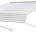 VEVOR Aluminum Awning 60 x 42 in, Durable Window Awning Door Canopy, Lightweight and Stable Aluminum Awnings for Doors Exterior Rain Snow Sunlight Protection for Door Entrance Windows Patio Porch
