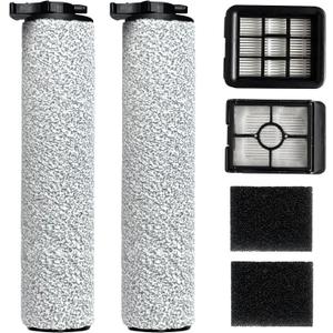 Replacement Brush Roller and HEPA Filters Kit Compatible with Bissell Crosswave HF3 Cordless Wet/Dry Vacuum Cleaner 3649A Model