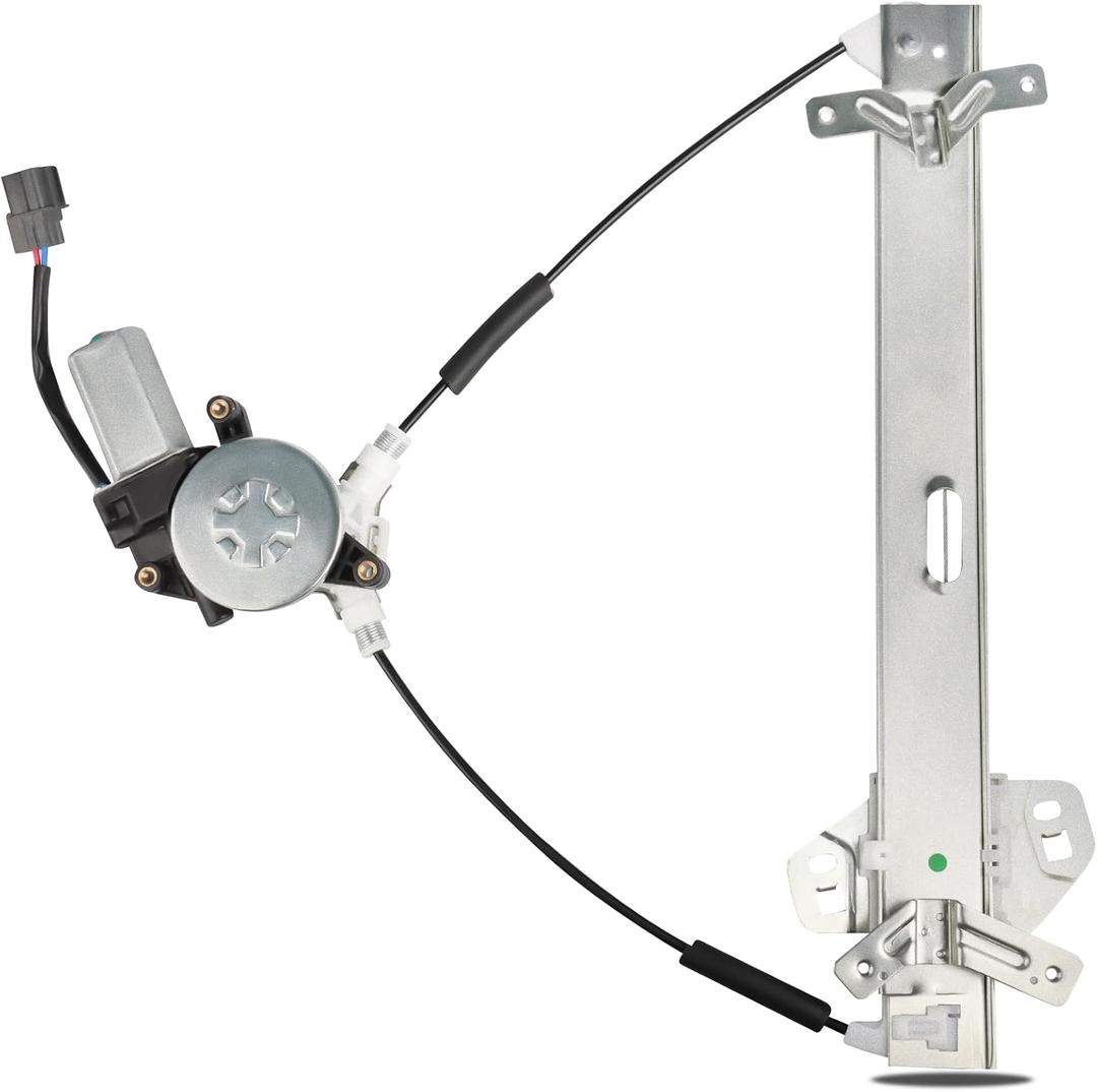 Front Passenger Side Power Window Regulator with Motor Replacement for (Coupe 2-Door Only) 2003 2004 2005 2006 2007 Honda Accord Right Side, 741-305