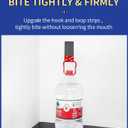 20 Sets Super Adhesive Hook and Loop Strips Heavy Duty, Made of 3M VHB, Heat Resistant Waterproof, Outdoor or Indoor Use, Black 1.2x3.2 Inch