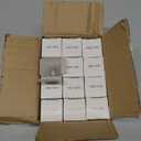 Seentech 12 Pack 25W 120V E12 Base B10 CTC Incandescent Light Bulbs, Transparent Candle Light Bulbs Perfect for Chandeliers, Ceiling Fan Lights, Pendants, Fireplace, Dimmable, Warm White 2700K