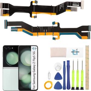 for Samsung Galaxy Z Flip 5 5G Motherboard Connector Ribbon Flex Cable Replacement for Samsung Z Flip5 5G SM-F731U, SM-F731U1,SM-F731W LCD Spin Axis Mainboard Flex Cable Repair Parts