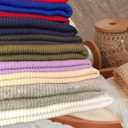 Slim Fit Women Short Sleeve Shirt Crew Neck Fitted Tight Tee Shirt Basic Ribbed Knit Top Going Out Workout Outfits (Blue, XXL)