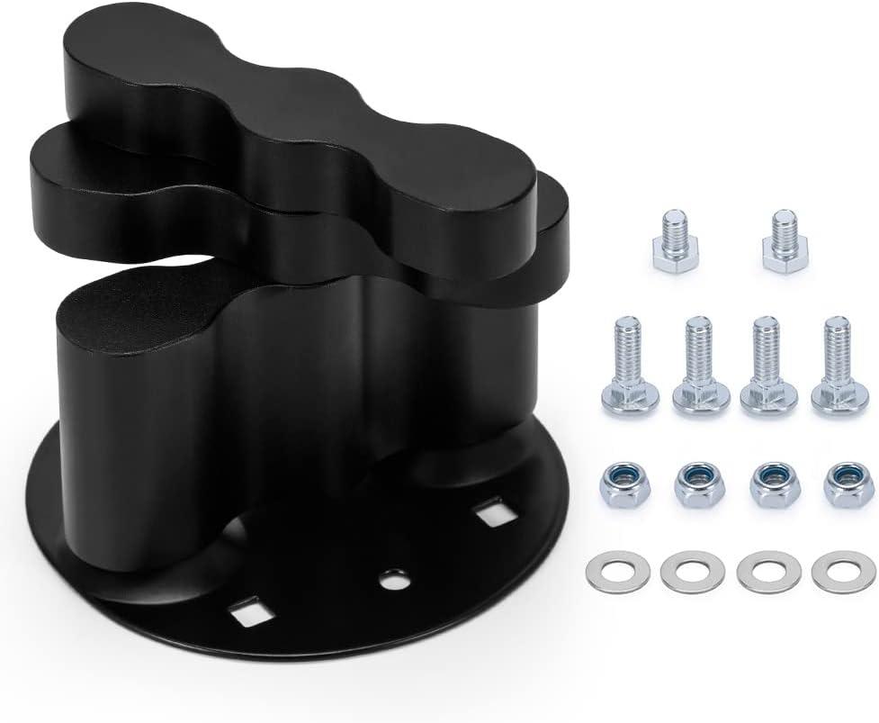 Gas Can Mount Lock Double Locking Mount for Standard Gasoline, Fuel Tank, Water Packs, Cargo Racks Handle Fuel Tank Bracket