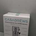 CASABREWS CM5418 Espresso Machine 20 Bar, Compact Espresso Maker with Steam Milk Frother, Stainless Steel Coffee Machine with 34oz Removable Water Tank for Cappuccino, Gift for Women or Men, Silver