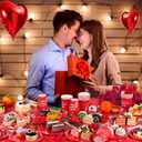 Atonofun Valentines Day Party Supplies, Valentines Day Plates and Napkins Set, Disposable Valentines Plates, Cups, Napkins and Forks for Valentine's Day, Engagements, Anniversary Party Serves 24