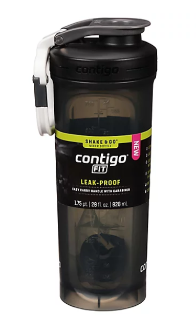 Contigo 2164970 Shake N Go Fit 2.0 28Oz, Black