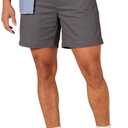 Amazon Essentials Men's Classic-Fit 7" Chino Shorts (36, Charcoal)