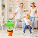 Baby Toys Interactive, Dancing Talking Cactus Toy Volume Adjustable, Mimicking Singing Repeating, Easter Gifts / Easter Basket Stuffers for Baby Toddler, Toddler Infant Baby Toys Gifts for Boys Girls