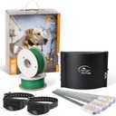 SportDOG Brand Rechargeable In-Ground Fence System for 2 Dogs - Waterproof, Rechargeable Collar with Tone, Vibrate, and Static - Expandable to Contain Unlimited Dogs
