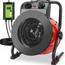 Greenhouse Heater with Thermostat, Outdoor Heaters for Patio, Fast Heating, Overheat Protection, Electric Space Heaters for Winter Plants, Grow Tent, Green House, Flower Room, Garage, Patio