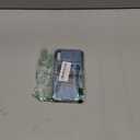 DEERLAMN Case for iPhone 13 Pro Max with Slide Camera Cover+Screen Protector(1 Pack),Rotated Ring Kickstand Military Grade Shockproof Protective Cover 6.7 Inch-Light Blue