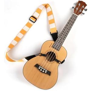 Cheerock Adjustable Ukulele Strap, No-Drill Ukulele Straps Adult Size, Easy to Use with Double J Hooks, Ukulele Accessories