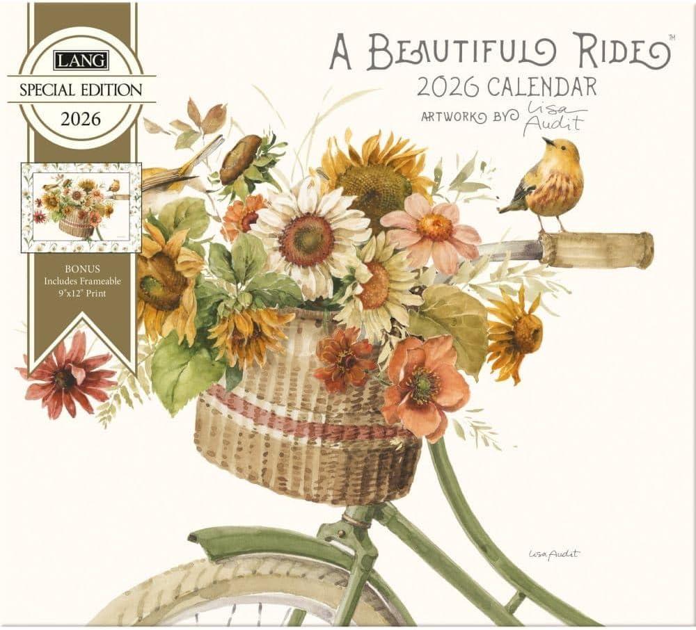 Lang, Beautiful Ride Special Edition 2026 Wall Calendar, 12.5'' X 14'', 12-Month Calendar with Stapled Binding