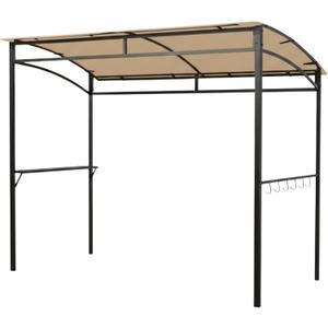 Garden Winds Reinforced RipLock 350 Replacement Canopy Top Cover Compatible with Tangkula 7' Grill Gazebo Models AM3278HM, AM3277HM, OP70381, OP70381CF, SCBW0597489BC-1, Beige