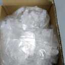100 Pcs Plastic Pouches Bulk Clear Juice Bags Squeeze Pouches Plastic Leak Proof Bags with Funnel for Party Favors (1 oz)