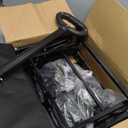 Wagons Carts Foldable, Lightweight Portable Utility Shopping Cart with Wheels, Folding Grocery Wagon Cart for Grocery, Camping, Shopping, Beach, Garden, Sports Black (100L)