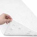 Bathtub Mat Non Slip, Bath Mat for Tub Non Slip, Tub Mat Extra Large 36 x 17 in, Bathtub Mat with Suction Cups & Drain Holes, Soft Foam, Machine Washable, White