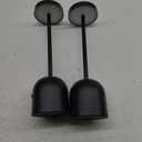 2 Pack Cordless Table Lamps, 5000mAh Rechargeable Battery Operated Outdoor Lamp, 3 Color Stepless Dimming LED Desk Table Light for Dining, Bedroom, Patio, Restaurant, Bar, Cafe(Black)