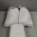 Trlyc Spandex Folding Chair Covers 100 Pcs Universal Fitted Dining Chair Cover Stretchy Slipcovers for Wedding Party Banquet Flat-Front Chairs Covers (White)