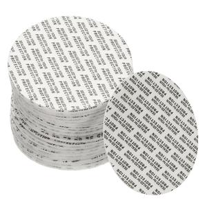 PATIKIL 110Pack Foam Lid Liner, 64mm/2.52" PS Foam Resistant Tamper Pressure Sensitive Seal for Bottle Cap Liners Seals