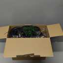 Brightever LED Outdoor String Lights 100FT Patio Lights with 52 Shatterproof ST38 Vintage Edison Bulbs, Outside Hanging Light Waterproof for Porch, Deck, Garden, Backyard, Balcony, 2700K Dimmable (100FT-Warm White, Black Wire)