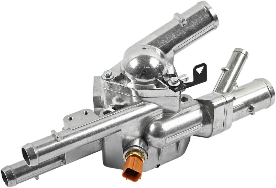 Thermostat with Housing Assembly Compatible with Hyundai Sonata Santa Fe 2016-2018 Tucson 2015-2018; for Kia Sorento 2015-2020 Sportage 2016-2022 2.4L Replaces 25620-2GGA0 25500-2GGA0