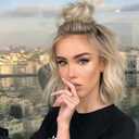 Maycaur Ash Blonde Lace Front Wigs Short Wavy Women's Costume Wigs Brown Roots Synthetic Loose Wave Frontal Lace Wigs 14 Inch