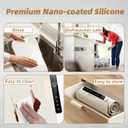 Monteka Warming Mat for Food 24.8"15", Electric Warming Trays with APP & Button Control, Silicone Fast Heating Mat for Countertop, Rollable Dishwasher Safe Food Warmer for Parties Buffets Home Travel