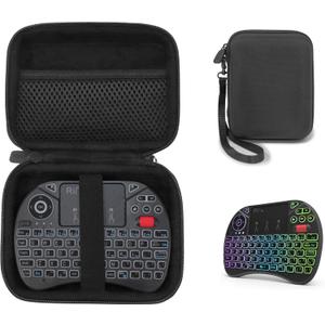 CaseSack Case for Rii X8 Mini Keyboard, 2.4GHz Portable Wireless Keyboard with Touchpad Mouse (Black)