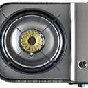 Iwatani 35FW Single-Burner Butane Portable Cooktop Indoor & Outdoor Cooking Stove Medium