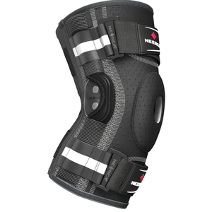 NEENCA Professional Knee Brace for Knee Pain, Hinged Knee Support with Removable Dual Side Stabilizers, Strong Stability for Joint Pain Relief, Arthritis, Meniscus Tear, ACL, PCL, MCL, Runner, Workout, L