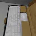 Gaming Keyboard and Mouse Combo, K1 RGB LED Backlit Keyboard with 104 Key for PC/Laptop(White)