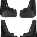 4 Pcs Car Mud Flaps Set for VW Taos Tharu 2018-2025, Front & Rear Splash Guards All-Weather Dust Scratch Protection Easy Install Fender Automotive Exterior Accessories