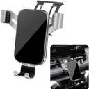 LUNQIN Car Phone Holder Mount for 2019-2025 Toyota RAV4 XLE Premium Adventure TRD Off-Road Limited & 2019-2025 RAV4 Hybrid XSE Limited & 2021-25 RAV 4 Prime XSE Auto Accessories Vent Cell Mobile Stand (2019-2025 RAV4 High Config, With Air Volume Button)