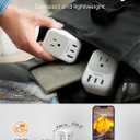 Australia Plug Adapter 2 Pack, TESSAN New Zealand Power Adapter with 4 Outlets 3 USB (2 USB-C), Type I Travel Adaptor for US to Australian Argentina China Fiji Samoa Tonga Kiribati