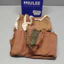 MIULEE Fall Decorative Couch Pillow Covers Neutral Linen Fringe Throw Pillows Set of 4 Soft Rustic Cushions Boho Farmhouse Pillowcases for Bed Sofa Living Room Home Decor 18x18 Inch Beige/Brown/Green