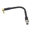 3 x WJSTN 3Pin Mini XLR to 3.5mm Adapter 1/8" TRS to Mini XLR Stereo Mini XLR Female to 1/8" 3.5mm Cable for Professional Recording Studios, Camera Headset and Other Equipment 10 inch (4 inches)