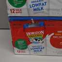 2 x Horizon Organic Shelf Stable 1% Lowfat Milk Boxes, 8 fl oz, 12 Count - 8g Protein per Serving, USDA Organic UHT from Pasture-Raised Cows, Ready to Drink for Lunchbox, Travel, or On-the-Go, No Refrigeration Needed