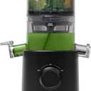 Nama J3 Compact Cold Press Juicer Space Saving & Self Feeding for Hands-Free Operation Lightweight, Portable Zero Waste Slow Masticating Juicer Easy Cleanup & Assembly - Black