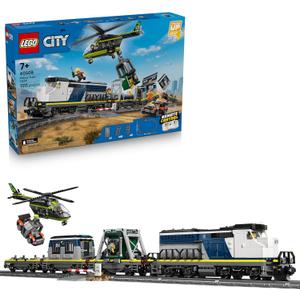 LEGO City Police Train Heist Building Toy - Train Set with Police Car Toy for Boys & Girls, Ages 7+ - Pretend Play Set for Kids - Gifts for Birthdays - 60508
