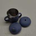 Jumble Dream Stainless Steel Sippyy Cup, Silicon Training Stainless Steel Kids Cups with Straw, Toddler Tumbler with Spill Proof Straw |6 Month Toddler Sippy Cup| BPA Free (Blue Moon) 2025