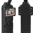 Silicone Protective Case Cover for DJI Osmo Pocket 3 Silicone Sleeve Protective Cover Handheld Gimbal Action Camera Accessories(Black)