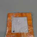 Handicrafts Home 4 by 4 Orange Picture Frame  Handmade Rustic Photo Frame for Shelf Decor, Bone inlay Frames for Desk & Bedroom Decor, Perfect for Home Decor, Wedding, Graduation, Or Milestone Photos