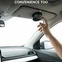 4 x Dip Can Holder - Chew Can Pouch Holder for Car Visor - Vehicle Sunvisor Storage Clip Bracket