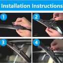 Windshield Wiper Blades for Toyota Camry 2025 Custom Fit Front Car Rain Wipers Replacement 26+20 Inch Frameless Windscreen Pack of 2
