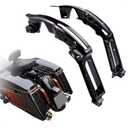Fender Support Kit Compatible with Harley Touring CVO Road Glide/Street Glide/Road King/Electra Glide/Ultra Limited 2014-2025, CVO Limited 2014-2020 (Black)
