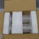 Ribbed Drinking Glasses 8pcs, 12oz and 10oz Glassware, Tumbler Glasses Cup Set for Wedding, Party, Christmas Gift, Clear